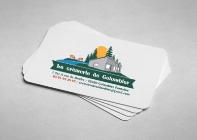 Le logo de la crèmerie de Colombier