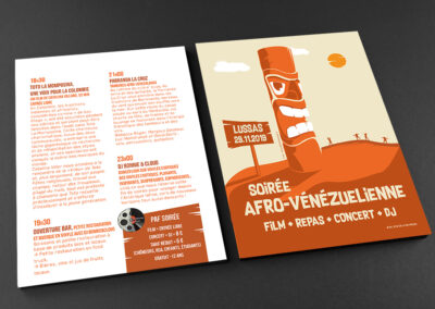 Un affiche et un flyer pour Cadences Coiron